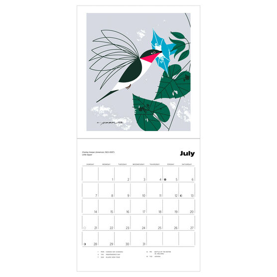 Charley Harper 2024 mini wall calendar Calendars Tate Shop Tate